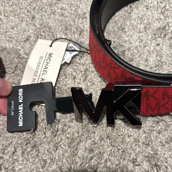 Michael Kors | Accessories | Michael Kors Red Reversible  display picture 2